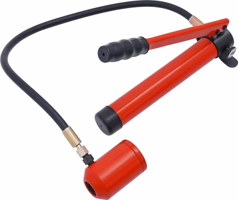Set di punzoni, utensile idraulico manuale, forme di punzonatura versatili, rosso