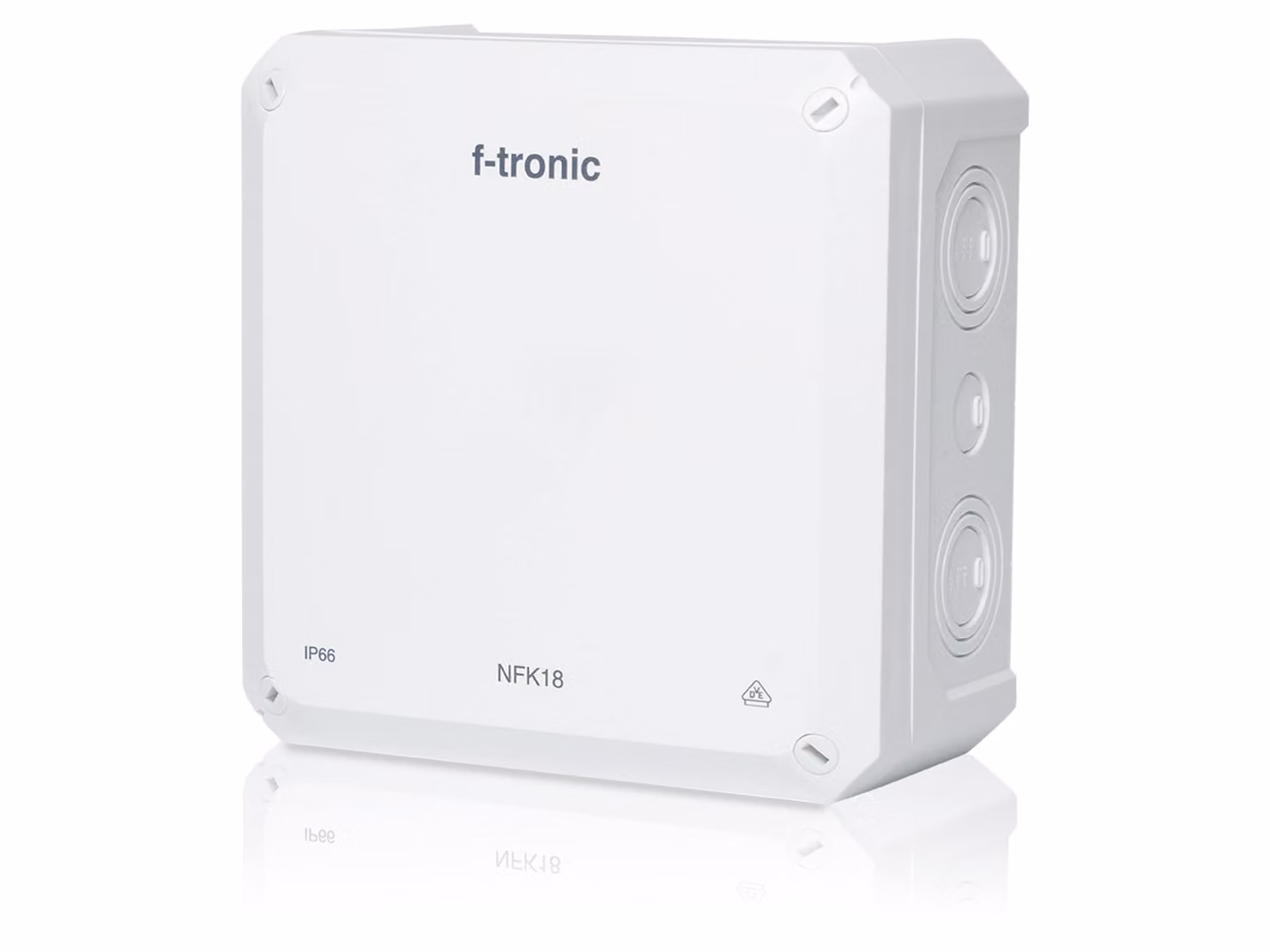 F-TRONIC Scatola di derivazione FR Neptun Compact, 180x180x93 mm, bianco