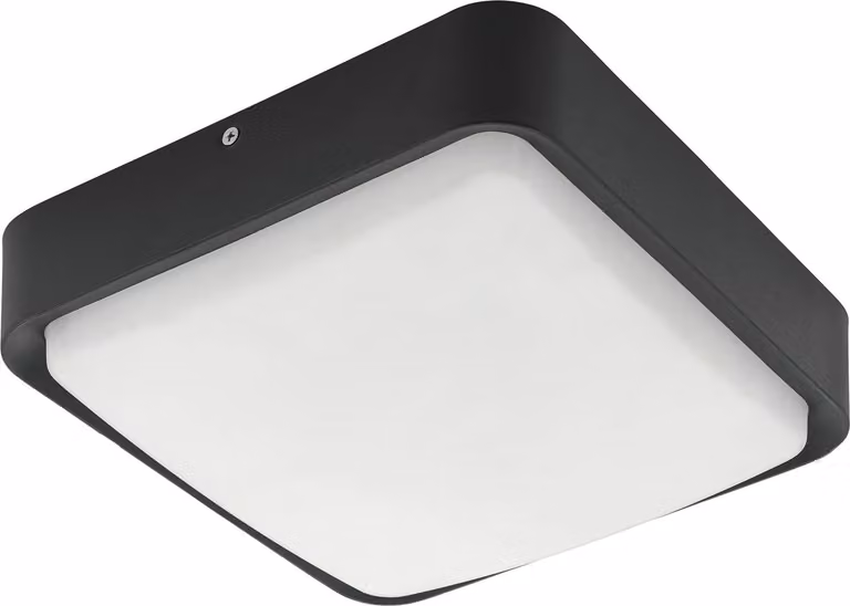 Eglo 33573 PIOVE-C LED parete/soffitto per esterni 14W Nero Bianco Bluetooth Bianco caldo IP44 Dimmerabile