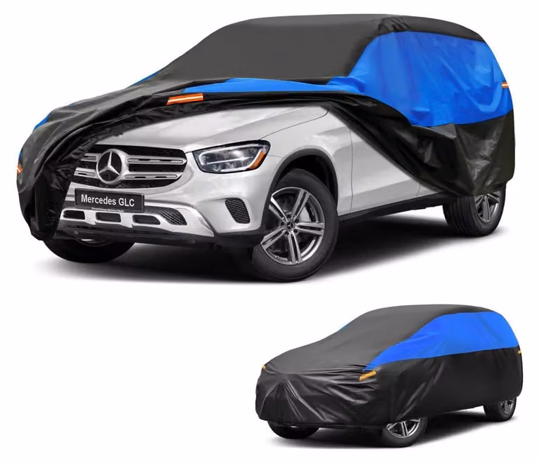 Copertura impermeabile e traspirante per auto, adatta ai modelli Mercedes Benz GLC, disponibile nei colori nero e blu