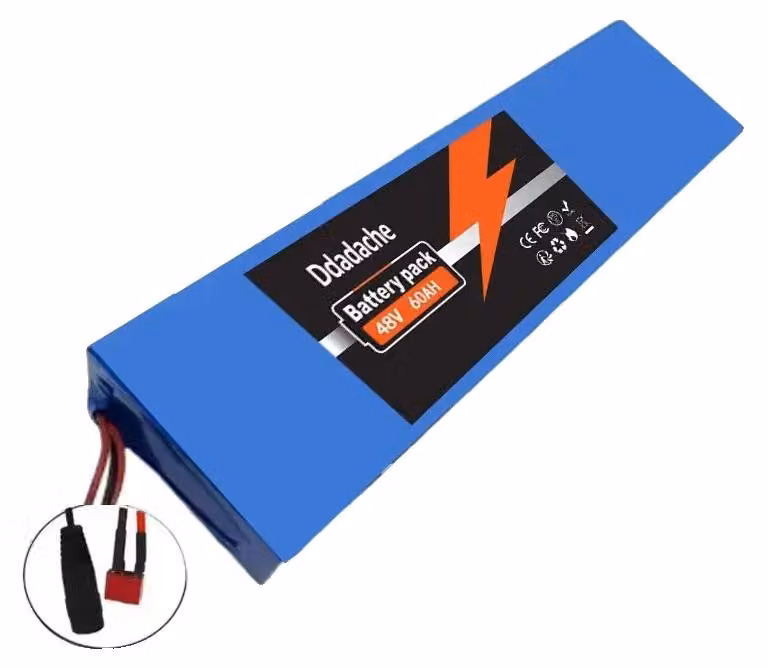 Batteria, capacità 60Ah, compatibile con veicoli elettrici, connettore DC a forma di "T", 48V