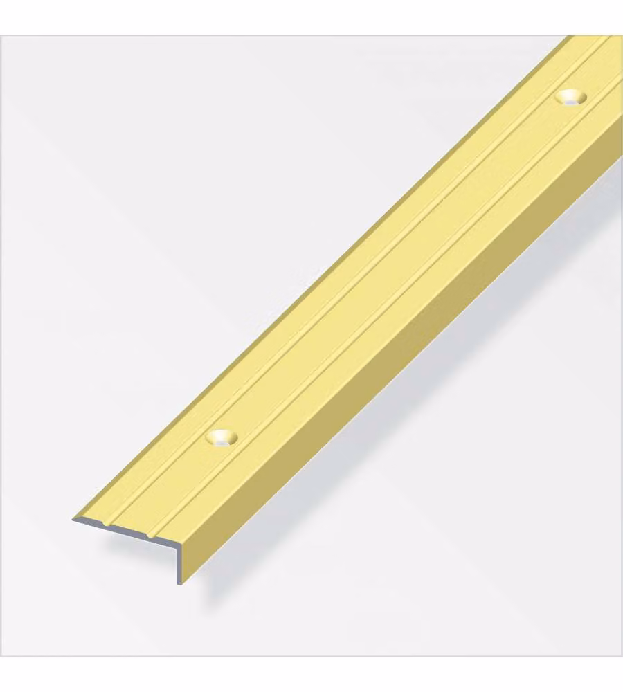 Profilo Chiusura 25X10 Alluminio Ottone 1 Metro