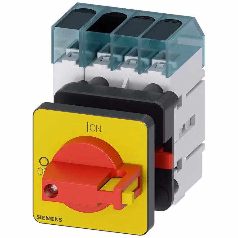 Interruttore sezionatore Siemens 3LD3, Iu 32 A, interruttore generale a 3 poli + N 3LD32500TL13