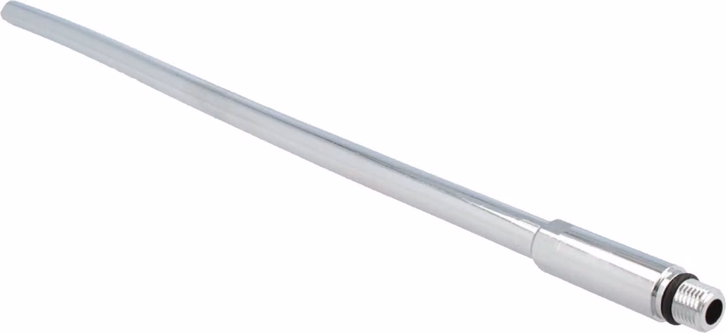 tecuro raccordi sanitari tubo di collegamento M10x1 lungo - Ø 10 mm x 500 mm - cromato