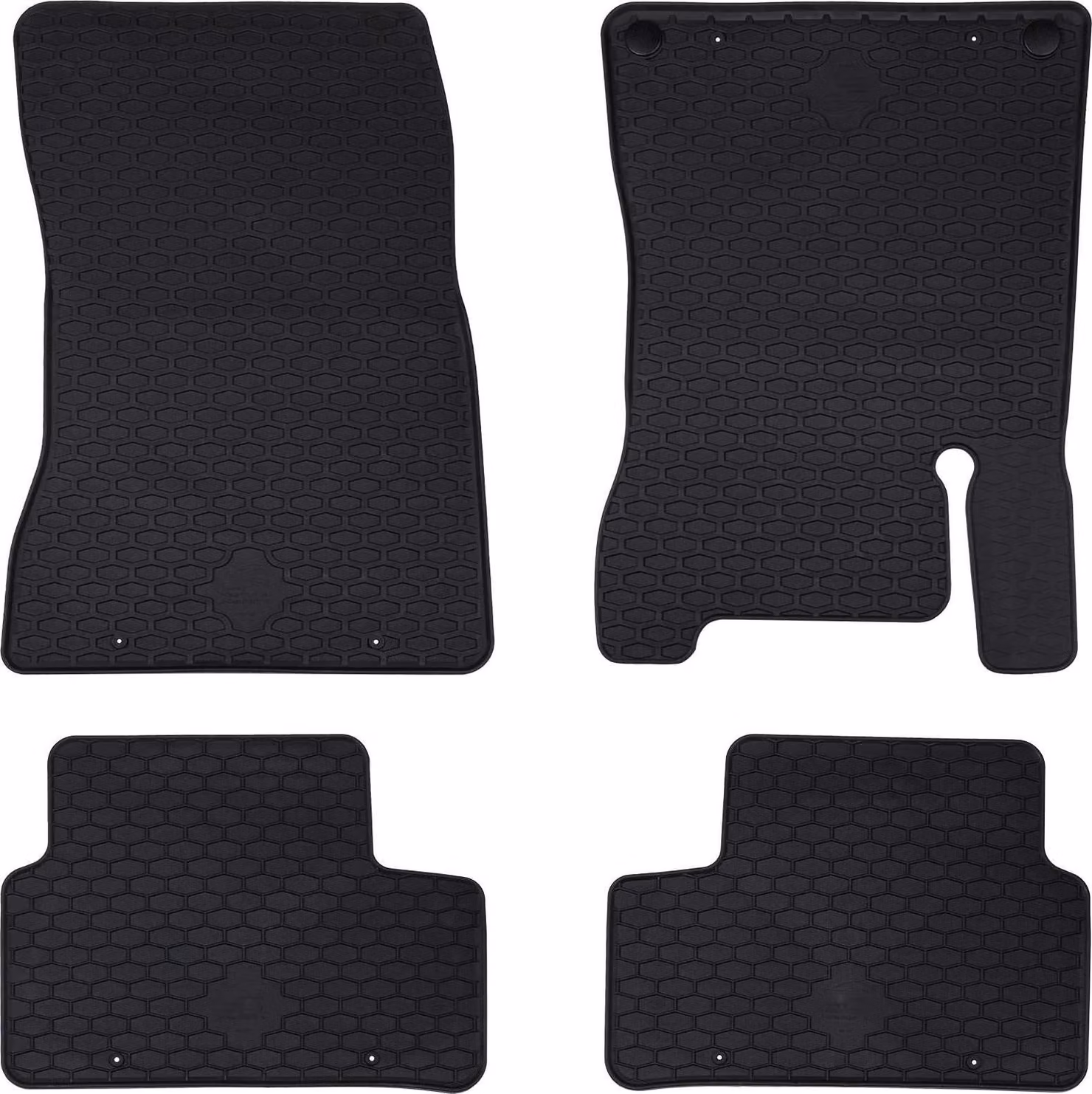 Tappetino per Auto 4 pcs Nero adatto per MERCEDES a 2018-