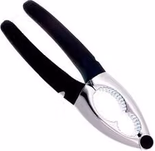 Schiaccianoci in acciaio inossidabile Ghidini TWIST Cromo e Nero