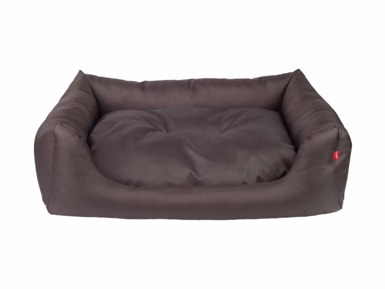 Cuccia per cani BASIK SOFA marrone taglia S, M, L, XL, XXL Misura: L - 78x64x19 cm