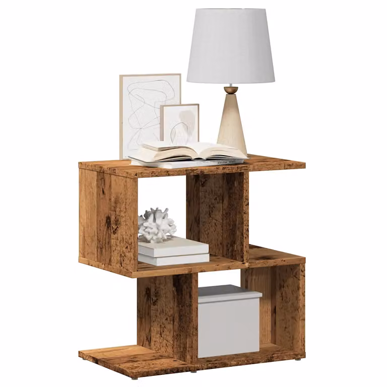 Comodino da parete vidaXL in legno marrone stile classico L: 50 cm, P: 30 cm, H: 51,5 cm