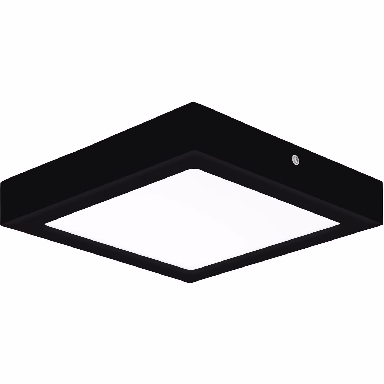 Plafoniera Fueva-CCT 225 x 225 mm nera