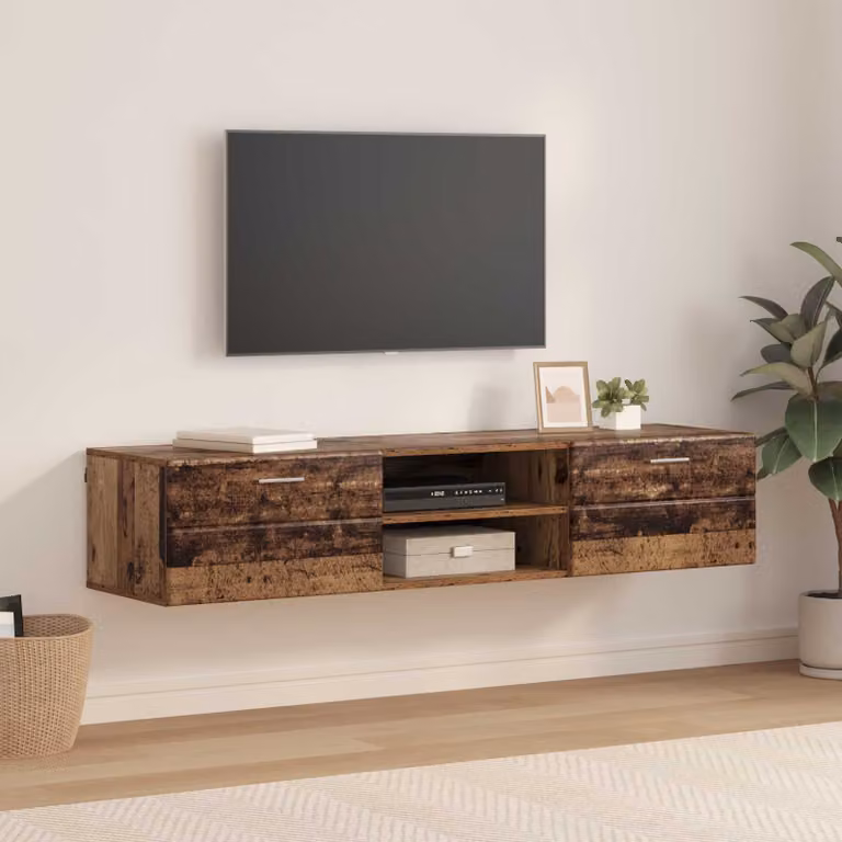 Armadio moderno vidaXL in legno marrone per soggiorno, ufficio o camera da letto, L 150 cm x P 39 cm x H 30 cm