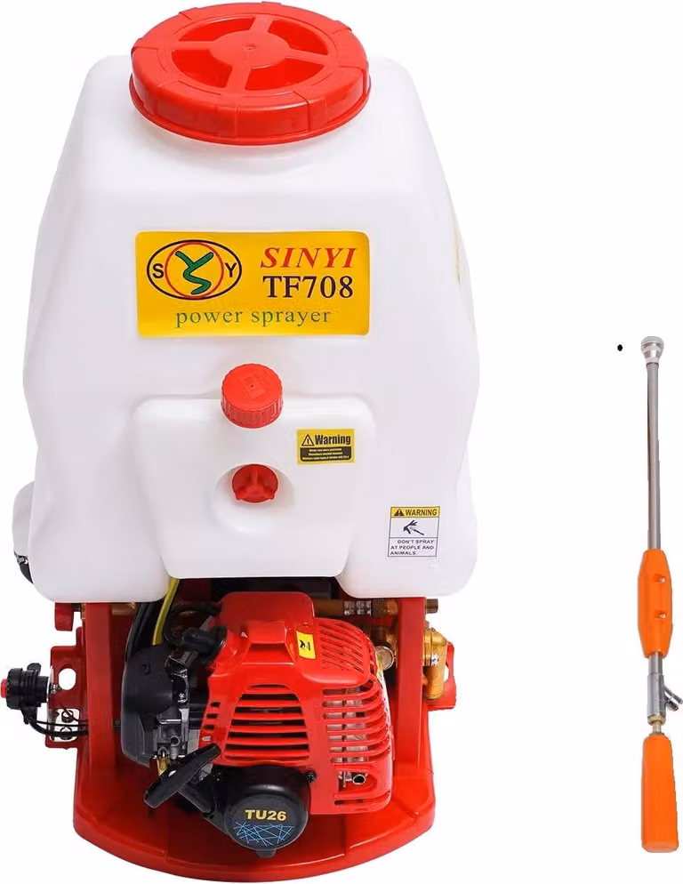 Pompa a zaino, pompa ad alta pressione, capacità 20 litri, colore rosso