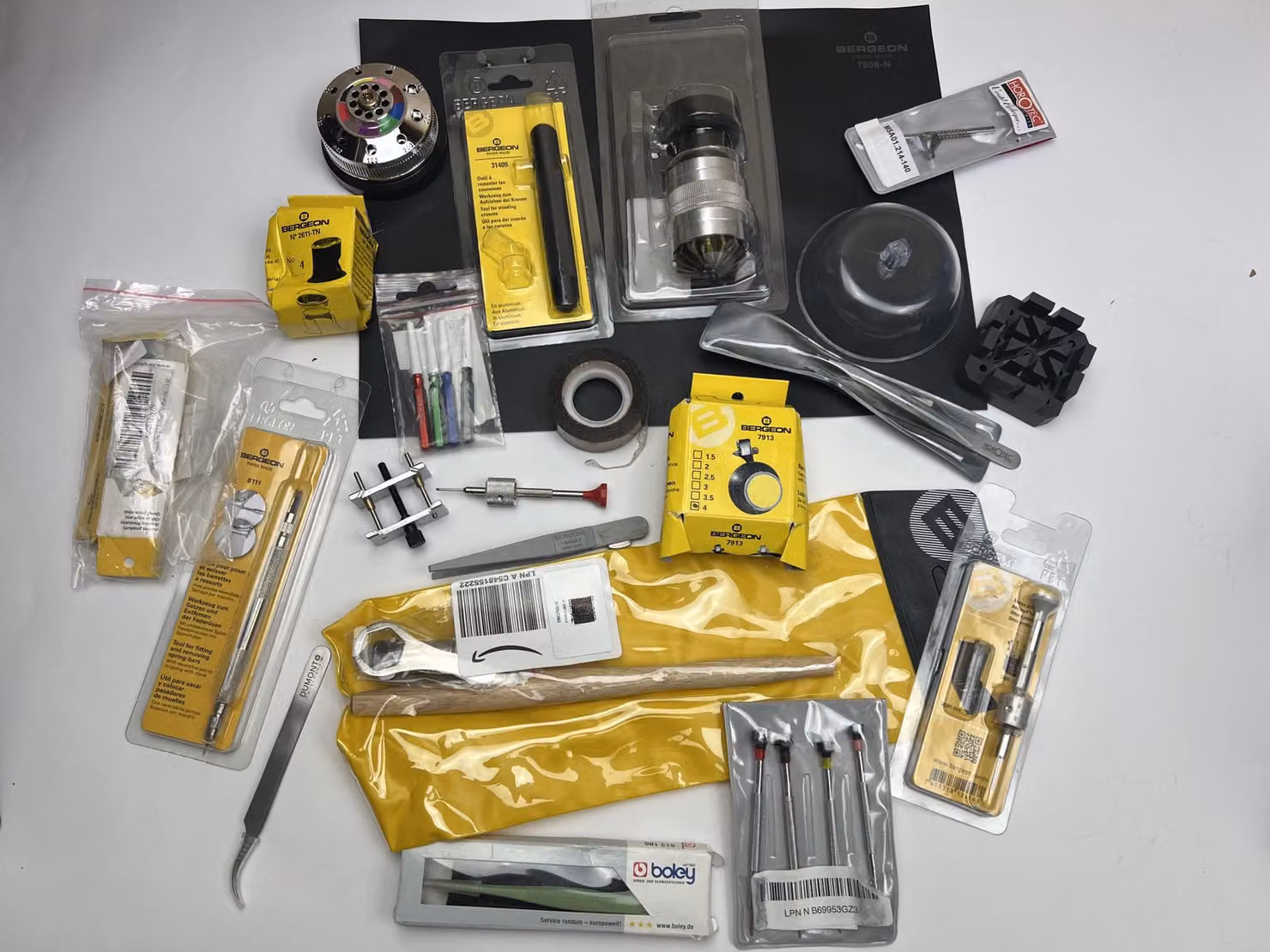 Misto di Strumenti per Orologia USATI Bergeon Horotec Boley e Dumont