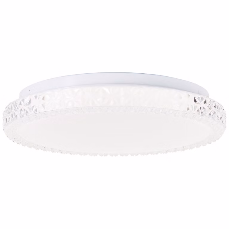 Plafoniera LED, Ø 29 cm, 12 W, 1600 lm, 4000 K, plastica/metallo