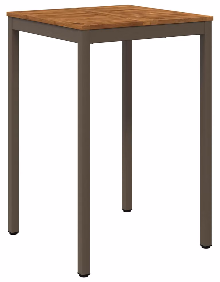 Tavolo da giardino, modello "Natur e Caffè", dimensioni 70 x 68,5 x 105 cm