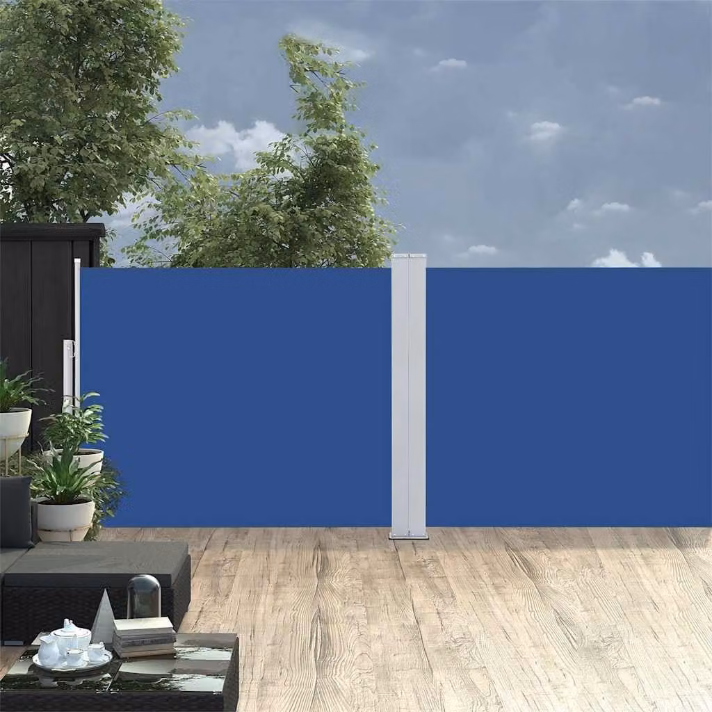 Maison Exclusive - Tenda da sole laterale estensibile 170x1200 cm, blu