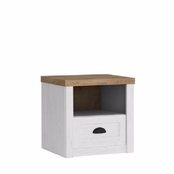 Comodino ALZEY - pino andersen / rovere lefkas scuro