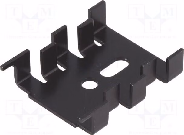 1 dissipatore di calore: compresso, tipo SOT32, colore nero, dimensioni: lunghezza 33 mm, altezza 8 mm, modello FK212SACB, larghezza 25,4 mm