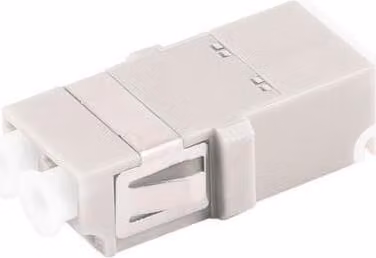 shiverpeaks ®-BASIC-S--Connettore a fibra ottica, LC-LC, otturatore, duplex, beige (BS07-60034)