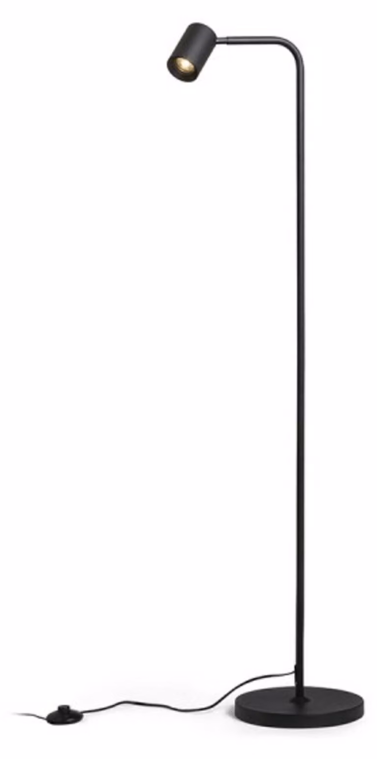RED - DESIGN RENDL RENDL FLYNN I Lampada da terra nera 230 V GU10 9 W R14265