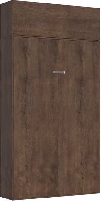Letto Matrimoniale Francese a Scomparsa Kentaro GIORDANOSHOP Marrone con Compartimenti Laterali H 250 cm – 1