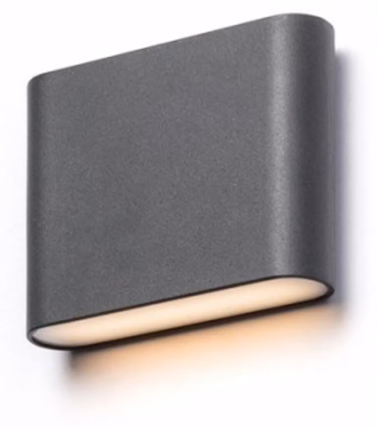 CHOIX 114 a parete antracite 230V LED 2x3W IP54 3000K