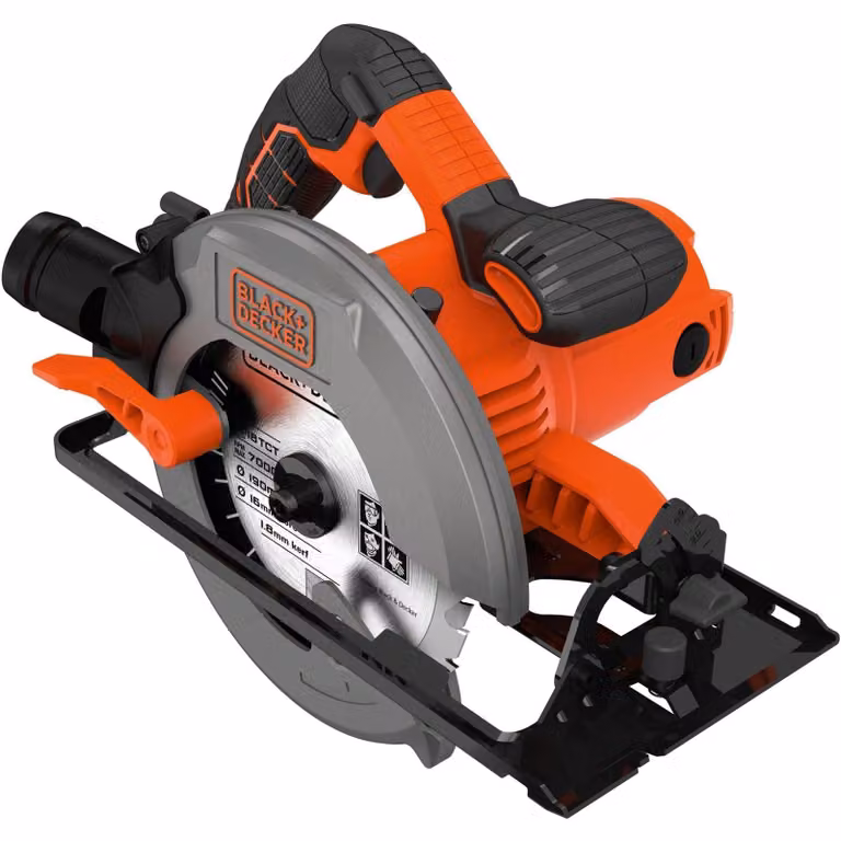 Black & Decker CS1550K, legno, nero, metallico, arancione, 19 cm, 5500 giri/min, 6,6 cm, 1,6 cm