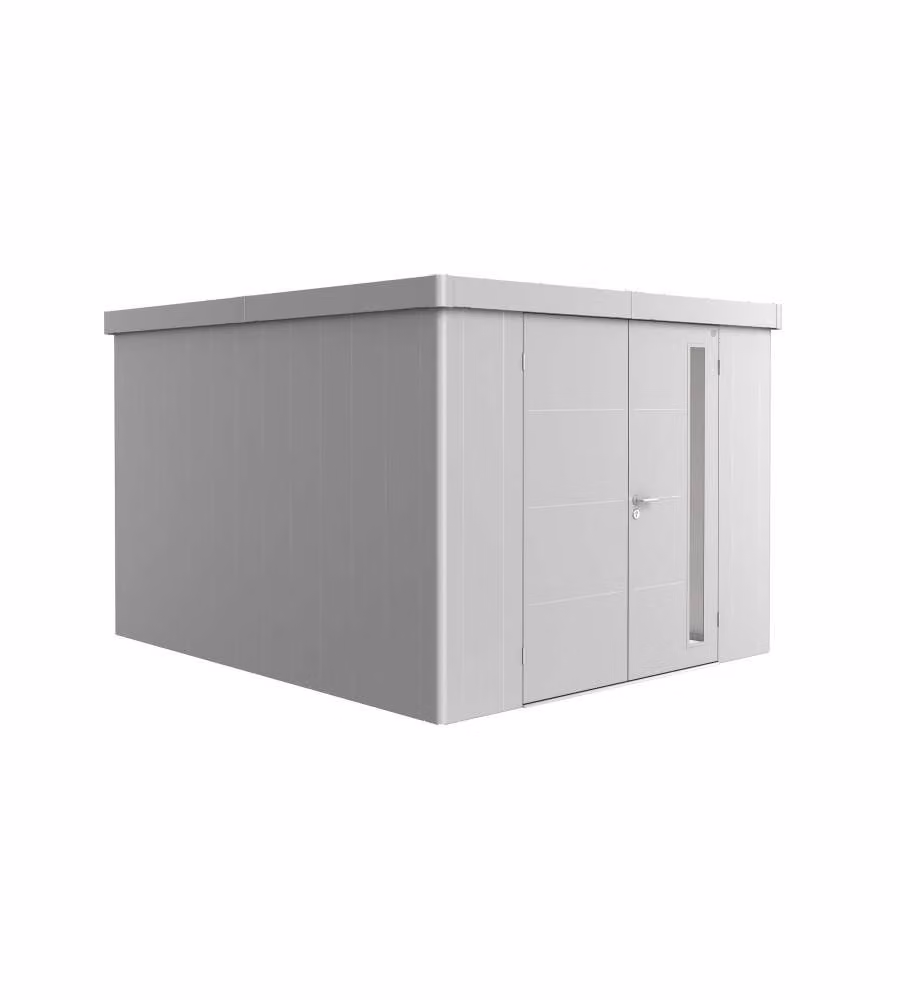 Casetta Neo 4C doppia porta, argento metallico