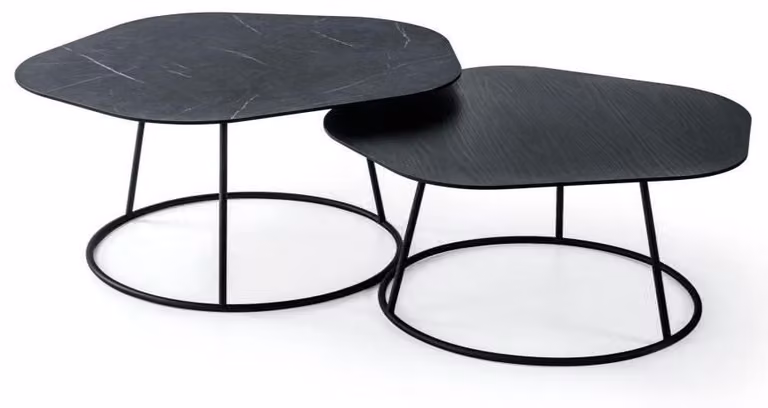 Designer Couchtisch Luxus Beistelltisch Kaffeetisch Tisch Wohnzimmertisch 2tlg
