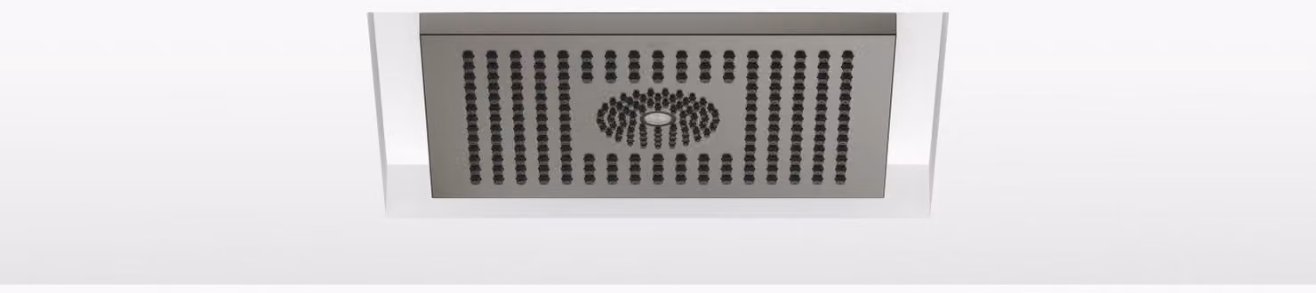 Douche de pluie Dornbracht pour montage au plafond, avec éclairage LED, 300x240mm, 28044980-99, 28044980-99