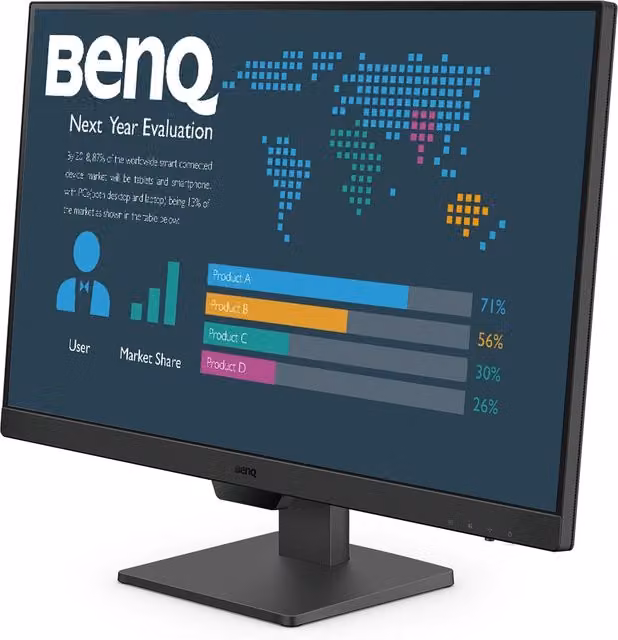 Monitor BenQ BL2790 da 27 pollici IPS con frequenza di 100Hz, porte HDMI e DisplayPort, colore nero