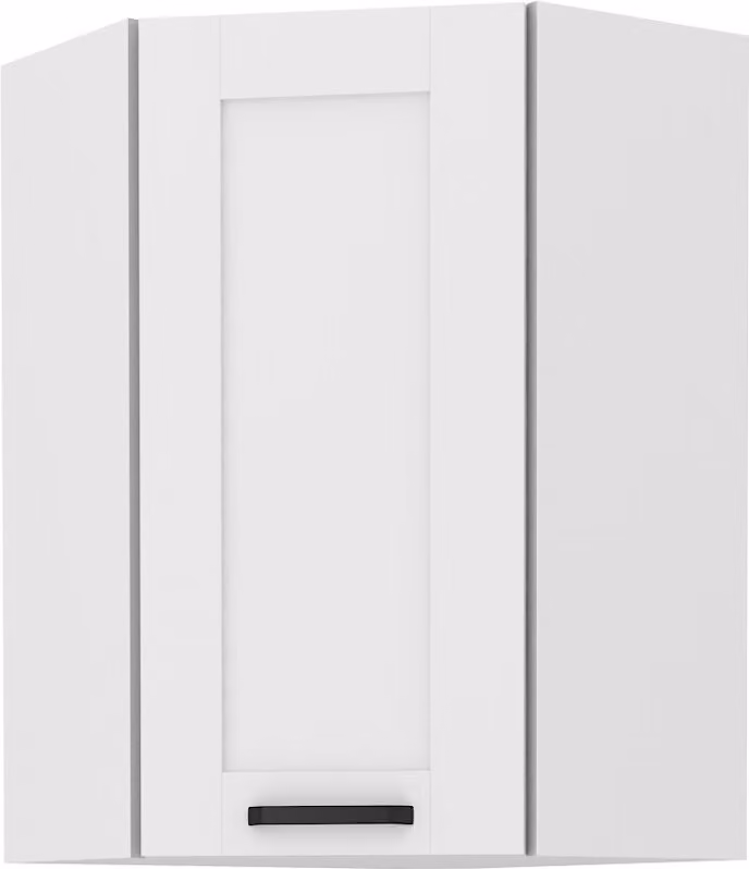 Armadietto alto ad angolo LAILI - 60x60 cm, bianco