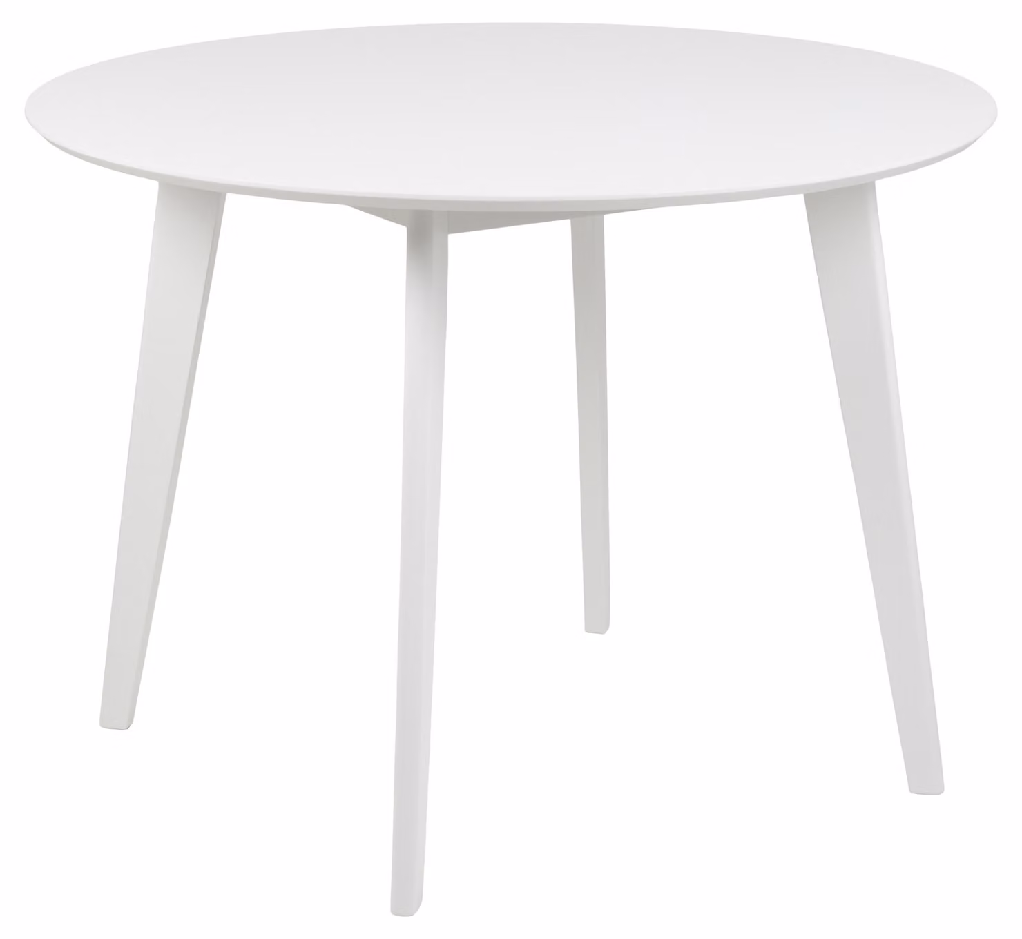 Tavolo da pranzo Roxby Ø105 cm bianco.
