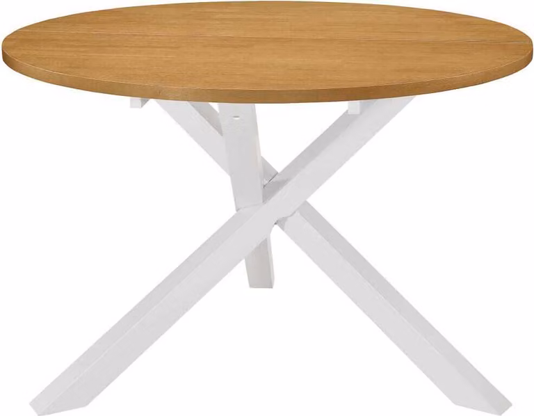 Maison Exclusive - Tavolo da pranzo bianco 120x75 cm in MDF