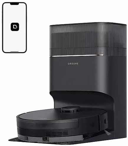 Robot Aspirapolvere e Lavapavimenti Dreame D20VIM Pro Plus, Potenza 650 W, Nero