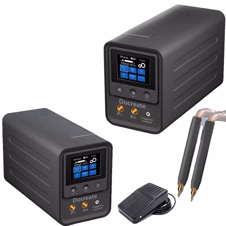 Saldatrice a punti, potenza 10 kW, struttura in nichel, spina europea a 220V
