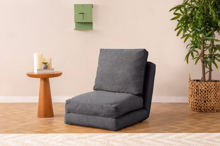 Hanah Home, Taida- FTN2317, Grigio, Divani letto, Struttura: 100% metallo