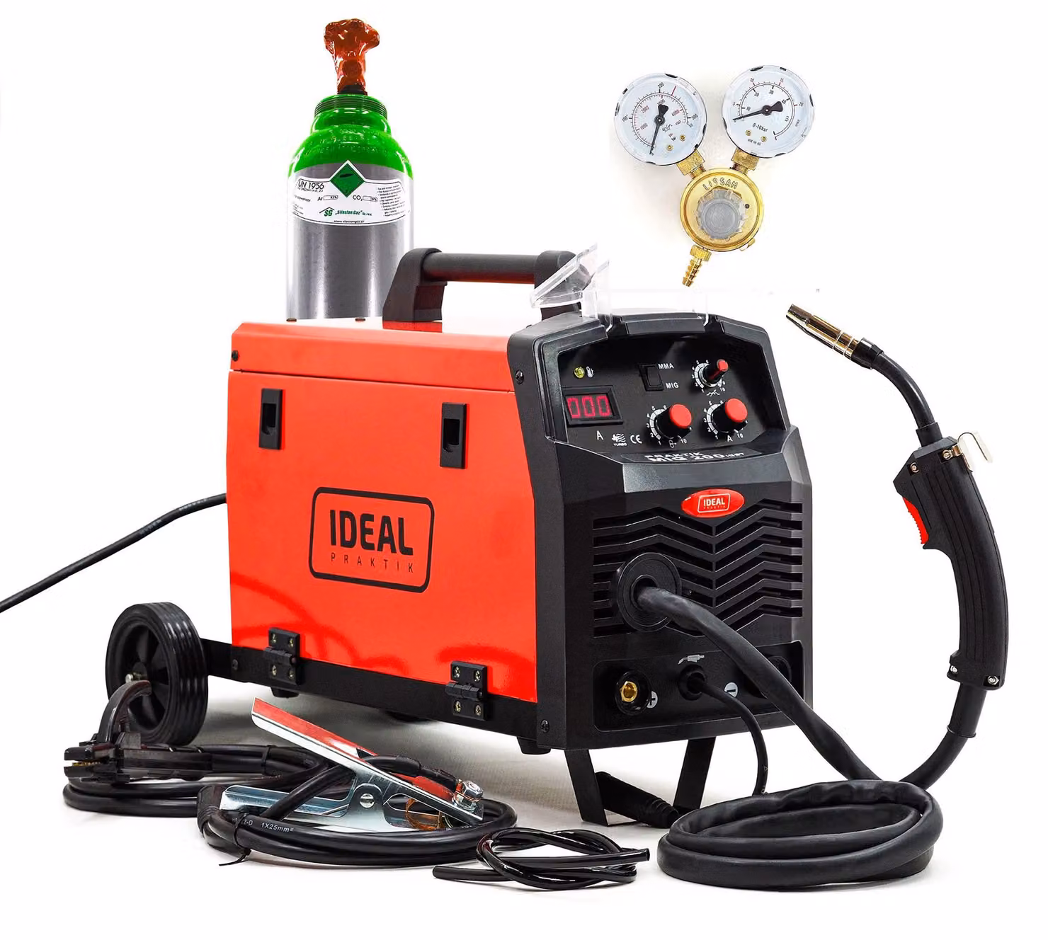 Saldatrice MIG/MAG inverter - Potenza: 200 Ampere - Tensione: 230 Volt