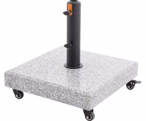 Doppler Base in granito MYZONE Granito chiaro Portascoppi in granito 70 kg con rotelle