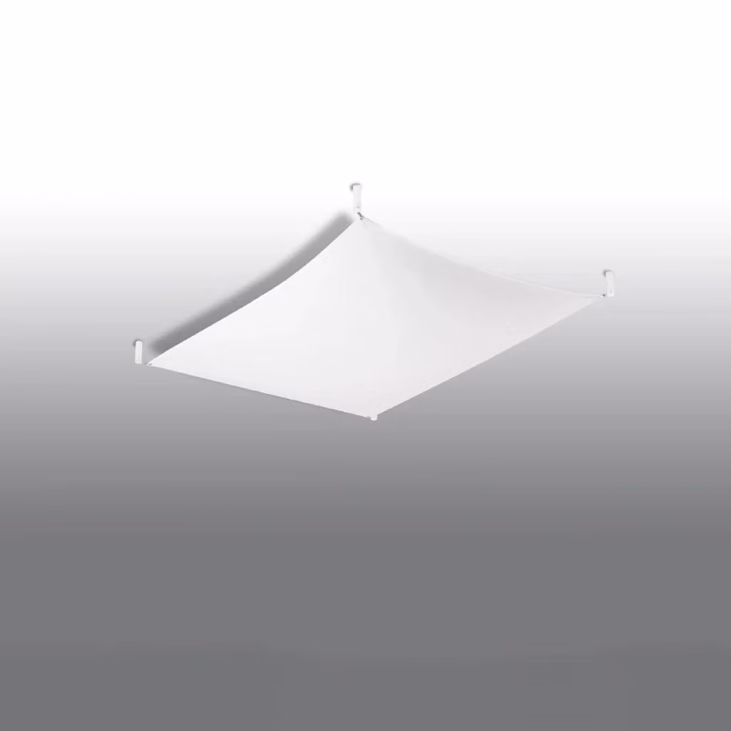 Lampada da soffitto LUNA 1 Sollux Lighting bianca in tessuto con LED inclusa – 2