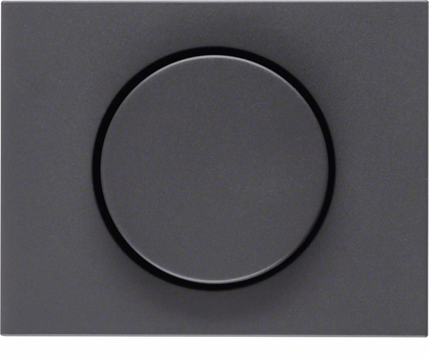 Berker 11357006 Piastra centrale per dimmer rotativo Potenziometro rotativo con manopola K1 antracite opaco