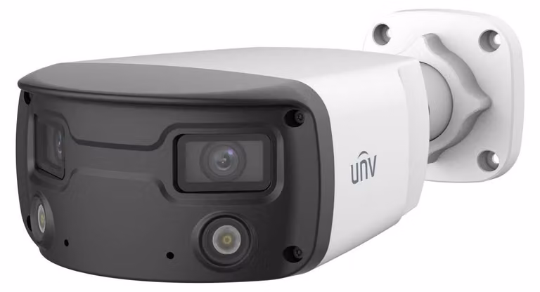 Telecamera di sicurezza IP Uniview Prime Bullet PoE 8 MP 4,0 mm IP67 ColorHunter bianca - IPC2K28SE-ADF40KMC-WL-I0