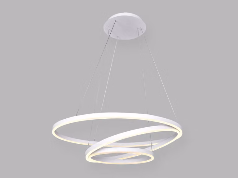 Lampadario LED dimmerabile CIRCLE 3 P-Z CRI90, Variante: Ø 800 x 2500 mm, 136 W, bianco, TRIAC, 2CCT