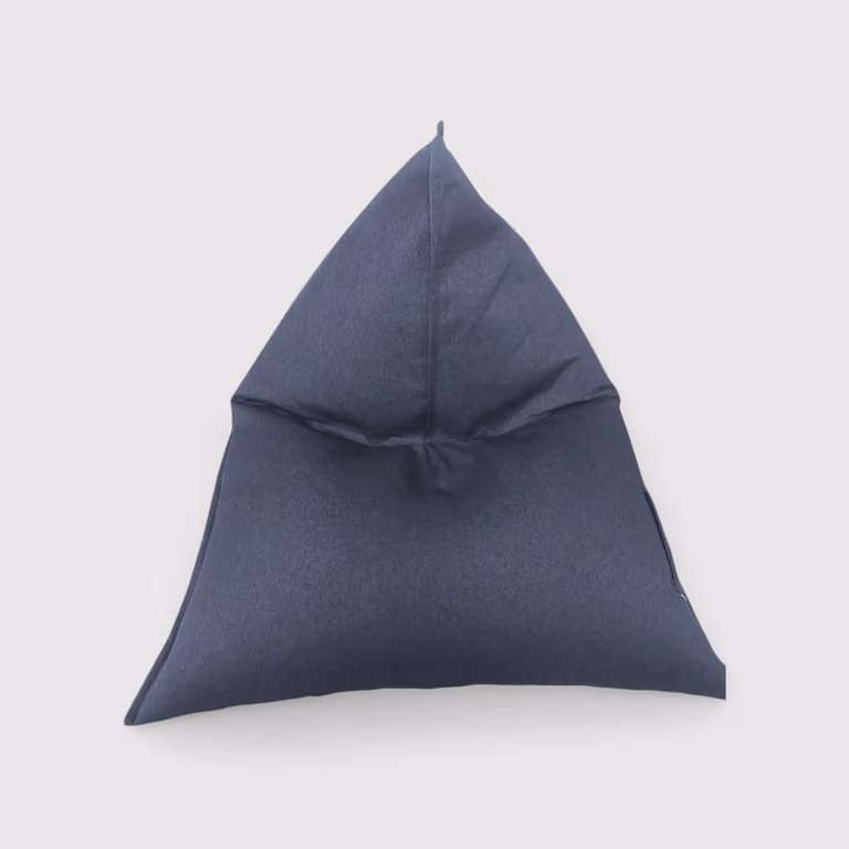 Erytrina - Fodera per pouf a sacco blu da riempire