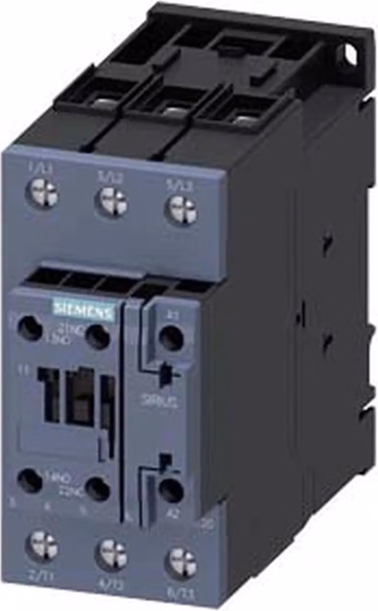 Contattore Siemens, AC-3e, 40 A/18,5 kW/400 V, 3 poli, AC 230 V, 1S+1Ö, collegamento a vite, 1 pz.