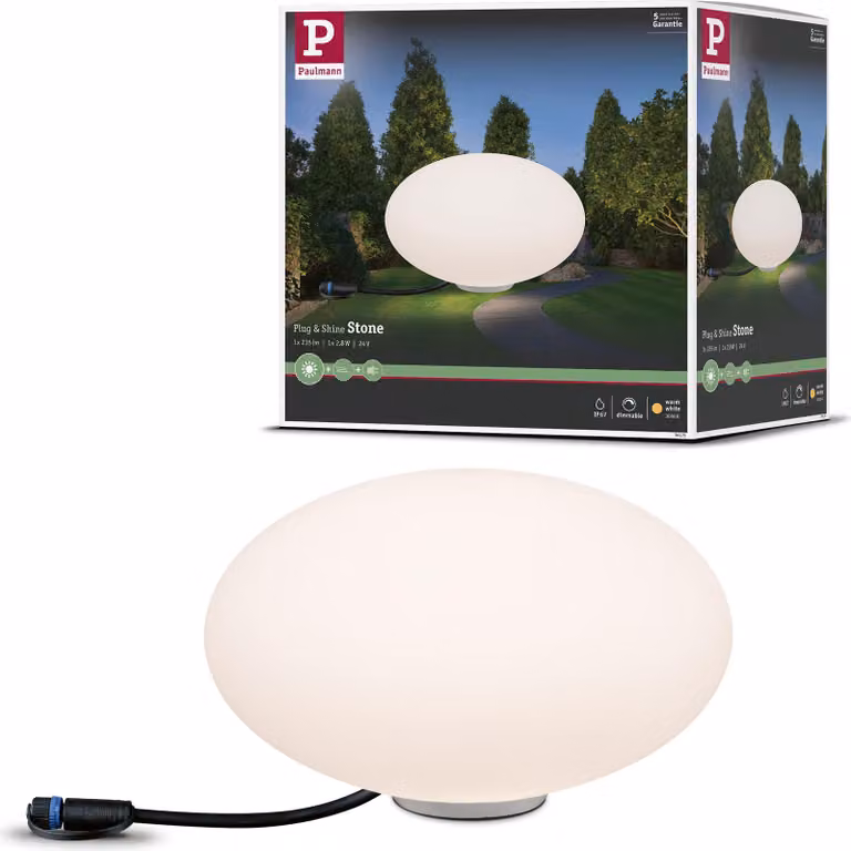 Paulmann Plug & Shine LED Lichtobjekt Pietra