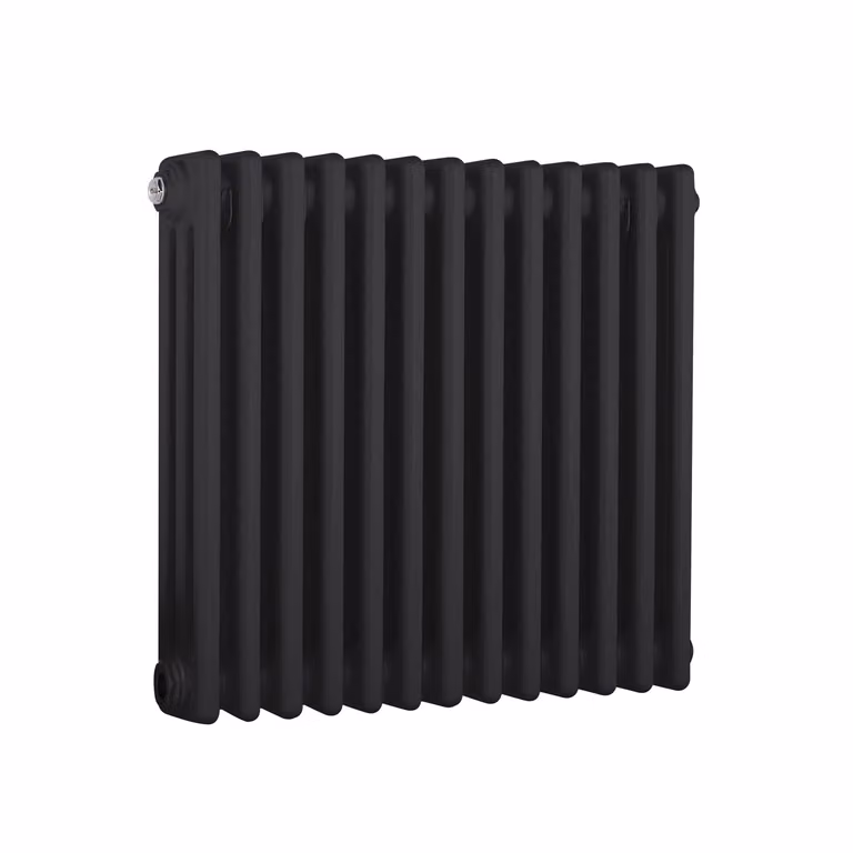 Radiatore Orizzontale a Colonne (3 Colonne) 500mm x 605mm - Nero (Midnight Nero) - Regent