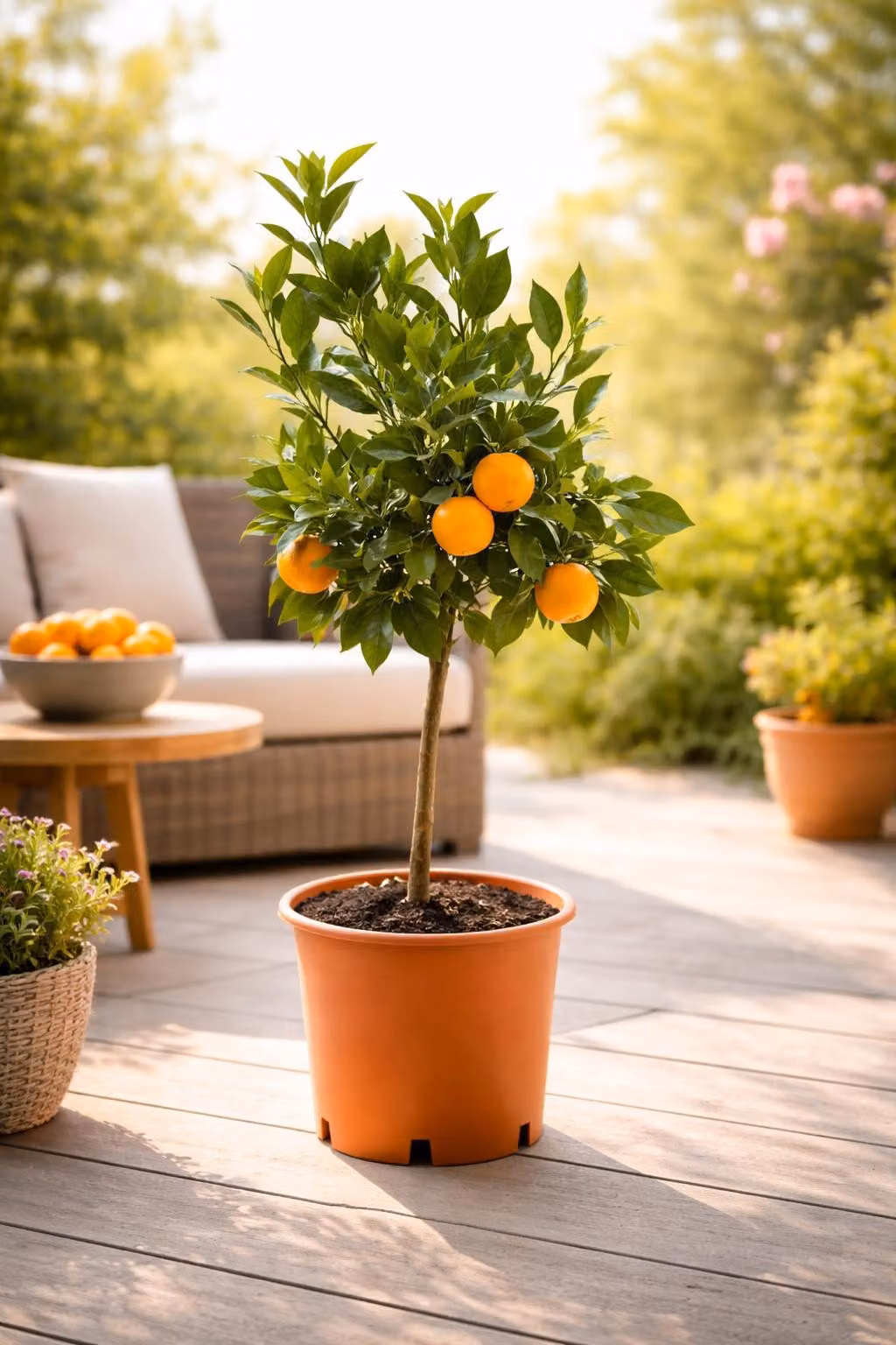 Citrus sinensis – Pianta di arancio 70–100 cm – Arancio – Pianta agrumifera – Albero di arancio – Pianta da appartamento – Mediterranea – Sempreverde