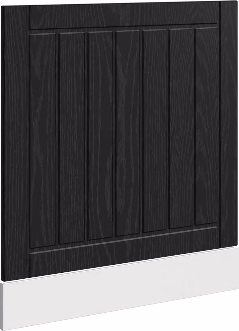 Pannello lavastoviglie LUCCA Rovere Nero 60 x 1,5 x 57 cm