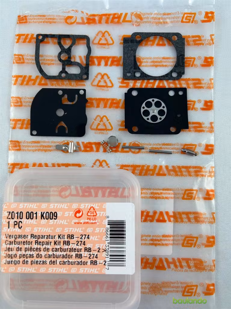 Set di membrane per carburatore STIHL RB-274 Z010001K009 FS240, FS261, FS410, FR410