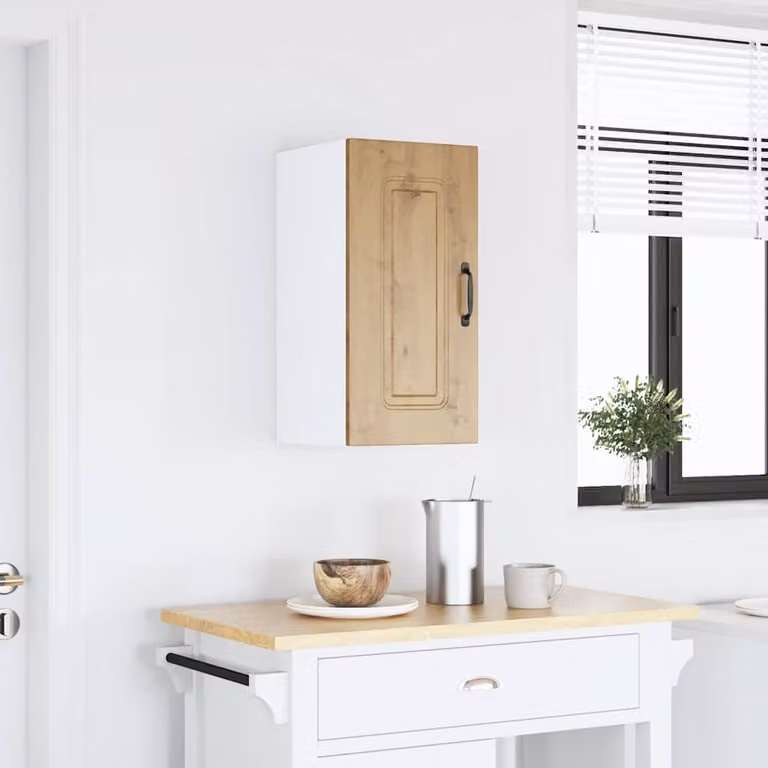 Pensile da cucina moderno vidaXL Kalmar in legno marrone L: 60 cm, H: 31 cm, P: 30 cm